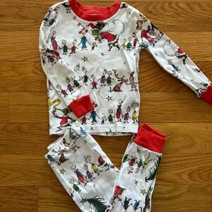 Pottery Barn grinch pajamas